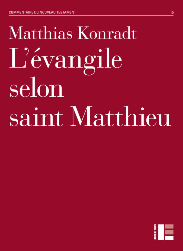 1re couverture Thomas Konradt Evangile selon saint Matthieu (commentaire)