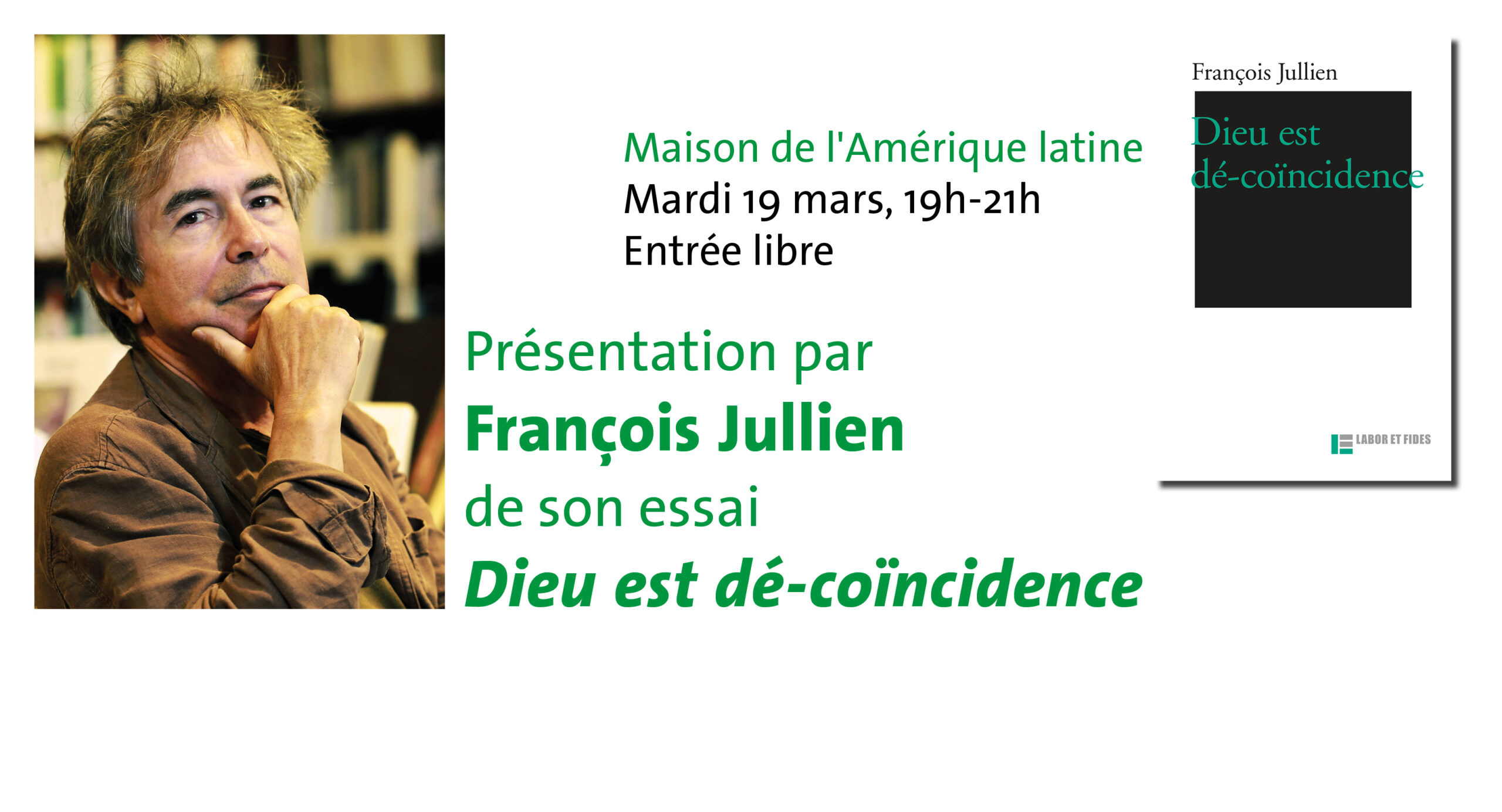 François Jullien à Paris Maison de l'Amérique latine