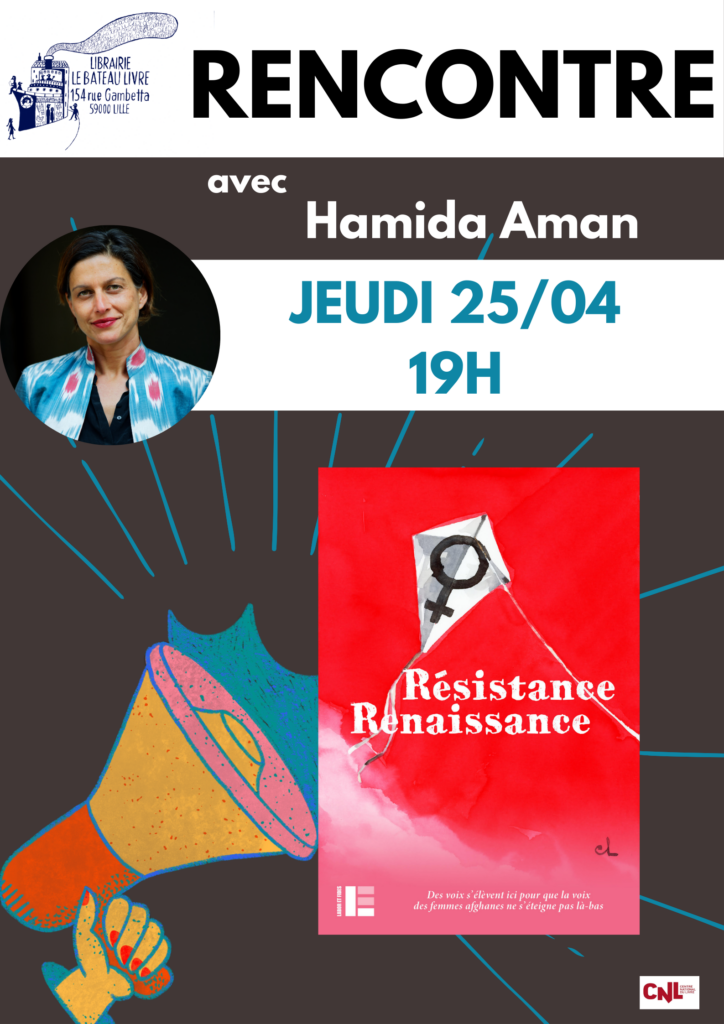 Rencontre au Bateau Livre à Lille avec Hamida Aman pour Résistance Renaissance