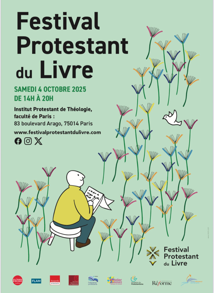 affiche du Festival protestant du livre, édition 2025