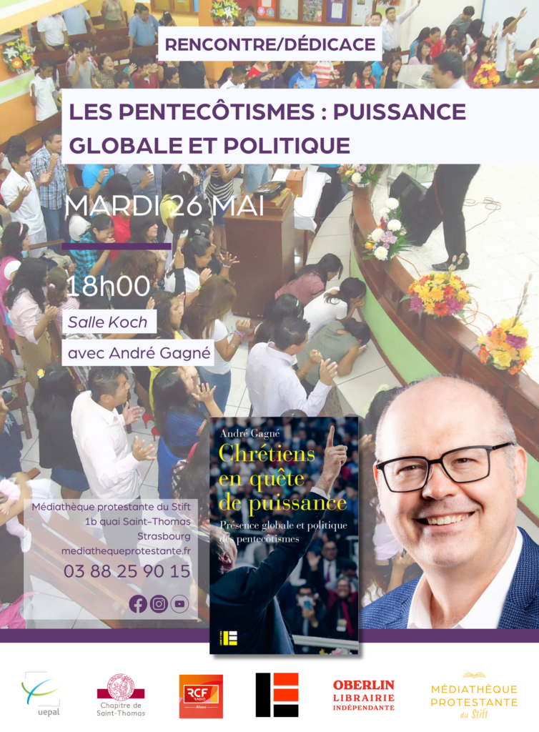 Affiche André Gagné au Stift de Strasbourg