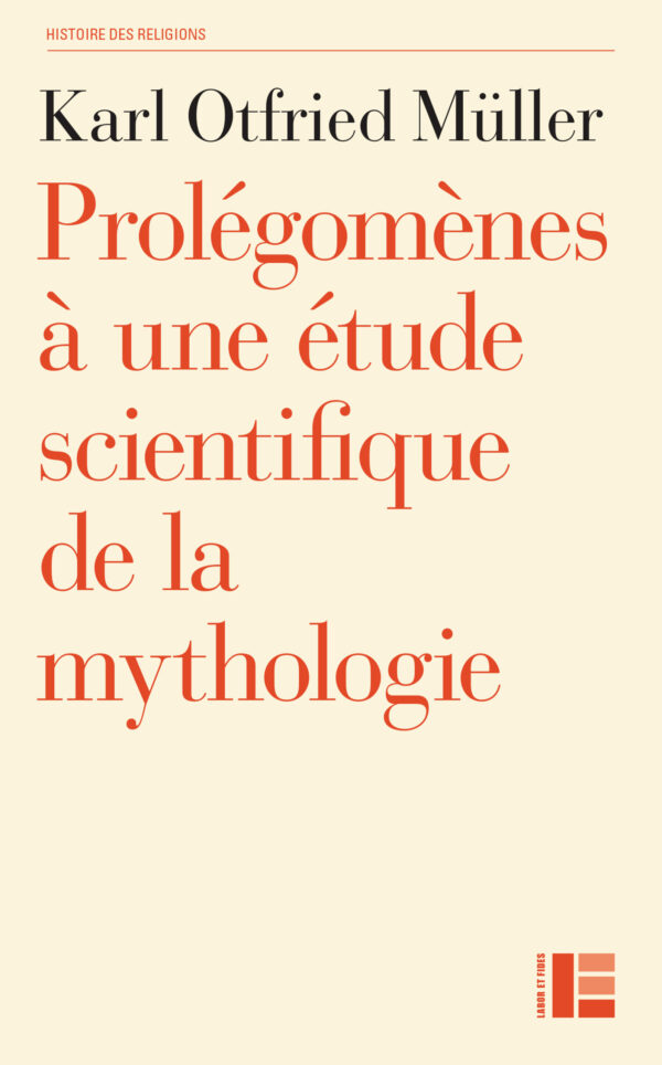 1re couv Muller Prolégomènes à une étude scientifique de la mythologie